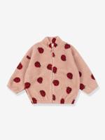 Teddy jas met rits van fleece voor kinderen Jody KONGES SLOJD rozen - thumbnail