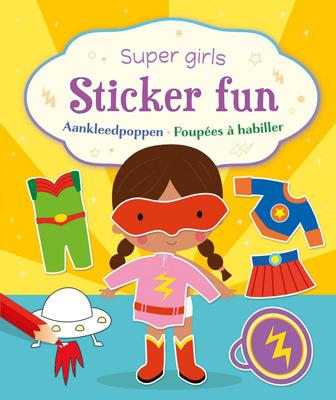 Deltas Super girls sticker fun - aankleedpoppen stickerboek Deltas Super girls sticker fun - aankleedpoppen stickerboek