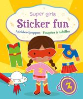Deltas Super girls sticker fun - aankleedpoppen stickerboek - thumbnail
