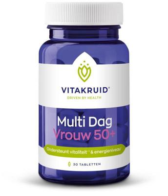 Vitakruid Multi Dag Vrouw 50+ 100% Vegan 30 Vitakruid Multi Dag Vrouw 50+ 100% Vegan 30