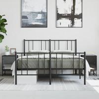 Nachtkastjes met glazen deuren 2 st 35x37x50 cm zwart - thumbnail