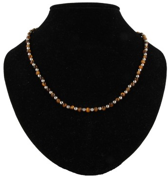 Edelstenen Ketting Tijgeroog - Ibiza love