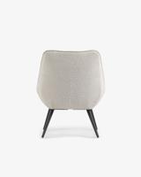 Kave Home Marlina fauteuil fleece Wit - thumbnail