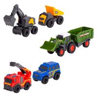Dickie micro city team voertuigen, 6dlg. - thumbnail