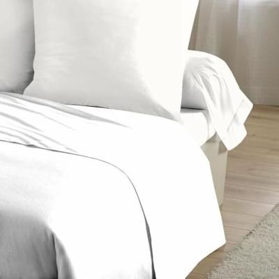 Beddengoedset HOME LINGE PASSION Flat sheet Wit Eenpersoonsbed 180 x 290 cm