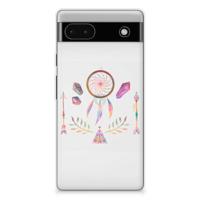 Google Pixel 6A Telefoonhoesje met Naam Boho Dreamcatcher - thumbnail