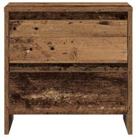 Nachtkastje 2 pcs Oudhout 45 x 34 x 44,5 cm Bewerkt hout - thumbnail