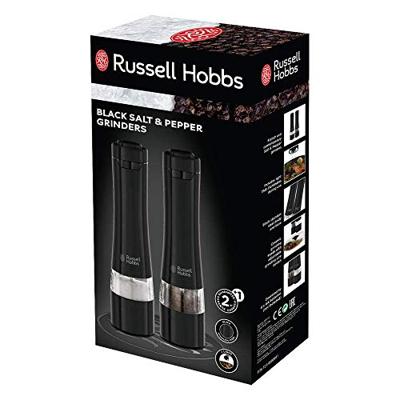 Russell Hobbs 28010-56 kruidenstrooier Zwart Zout-/peperschudderset