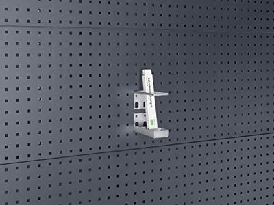 Bott Combihouder | B60xD153 mm | geschikt voor geperforeerde platen | 2-dlg. | 1 stuk - 14022011 14022011