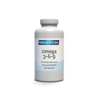 Nova Vitae Omega 3 6 9 1000 mg 250 Capsules - thumbnail