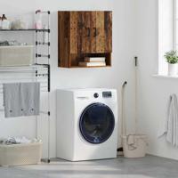 Wandkast Wandgemonteerd Oud hout 60 x 31 x 70 cm Bewerkt hout - thumbnail