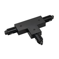 SLV 1-faseT-Connector 2 aarde rechts zwart - 143080 - thumbnail