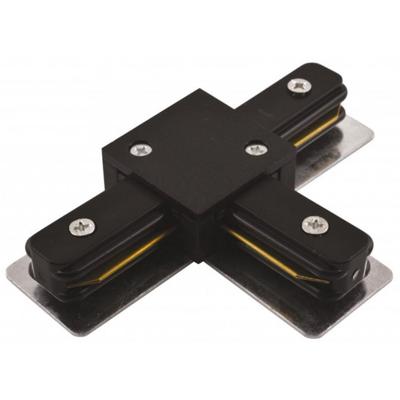 Spanningsrail Doorverbinder - T Koppeling - 1 Fase - Zwart