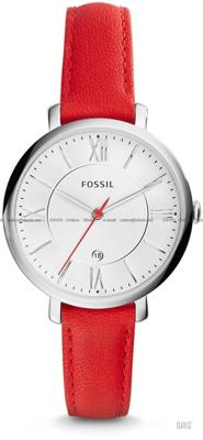 Horlogeband Fossil ES3926 Leder Rood 14mm Horlogeband Fossil ES3926 Leder Rood 14mm