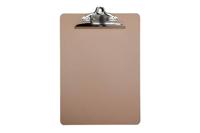 MAUL klemplaat Classic, hardboard karton, A4 staand, bruin - thumbnail