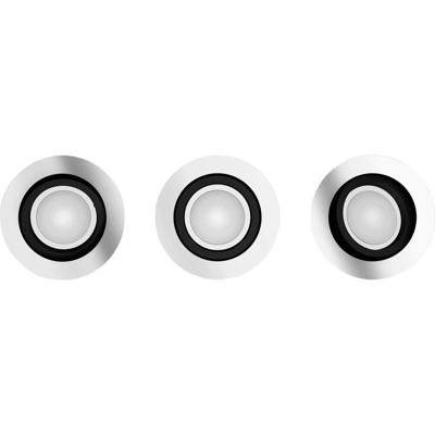 Philips Inbouwspot Hue Milliskin - White Ambiance set van 3 zilvergrijs 929003810901