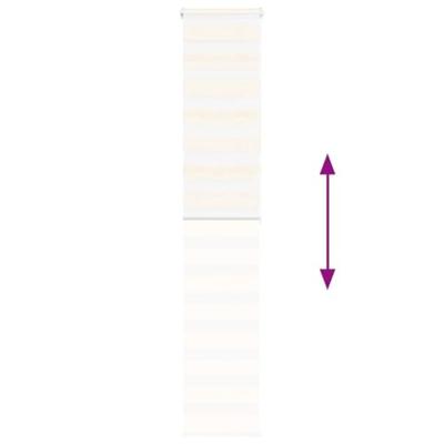 VidaXL Zebra rolgordijn 45x200 cm stofbreedte 40,9 cm marmerbeige