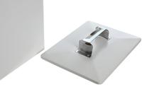 Koelbox Home ESPRIT Wit PVC Metaal Staal Polypropyleen 17 L 32 x 24 x 36 cm - thumbnail