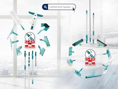 Leifheit 41522 Telescoopsteel met Knik 110-190cm - thumbnail
