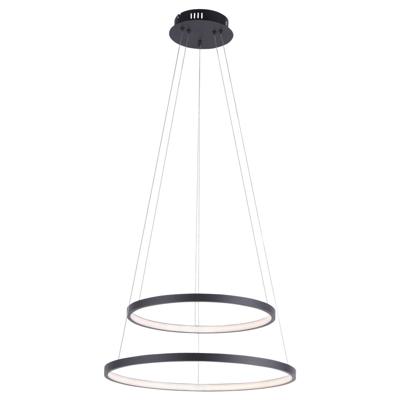 Just Light Ronde hanglampCircle antraciet - 11525-13