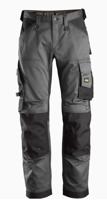 Snickers Workwear 6351 Stretch Loose Fit Werkbroek grijs/zwart - maat 52 - thumbnail