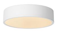 Lucide UNAR - Plafonnière - Ø 20 cm - LED 3 StepDim - 1x12W 2700K - Wit - thumbnail