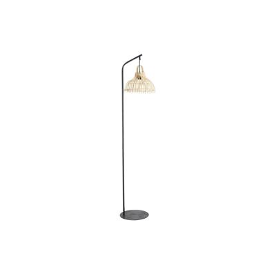 Vloerlamp DKD Home Decor Zwart Metaal Bruin Rotan (40 x 40 x 160 cm) Vloerlamp DKD Home Decor Zwart Metaal Bruin Rotan (40 x 40 x 160 cm)