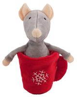 ROSEWOOD MUIS IN THEEKOPJE PLUCHE - thumbnail