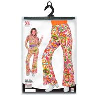 Flared Broek 60&apos;s Peace & Paisley Dames - thumbnail