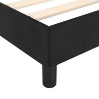 Bedframe zonder matras 100x200 cm fluweel zwart - thumbnail