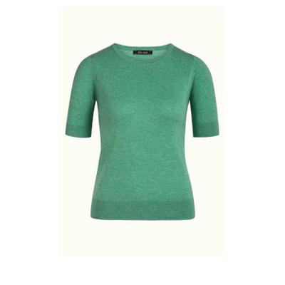 King Louie fijngebreide top Cocoon groen King Louie fijngebreide top Cocoon groen
