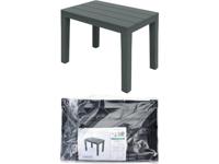 Bankje timor 60x38xh45cm antraciet - thumbnail