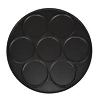 Tristar BP-2639 Crêpe maker Anti-aanbaklaag, Controlelampje Zwart, Zilver - thumbnail