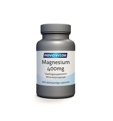 Nova Vitae Magnesium 400 mg 200 Vegetarische capsules
