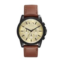 Horlogeband Armani Exchange AX2511 Leder Cognac 22mm - thumbnail