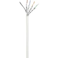 Renkforce RF-5047448 RJ45 Netwerkkabel, patchkabel CAT 6A S/FTP 15.00 m Wit Snagless, Vlambestendig 1 stuk(s) - thumbnail