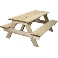 Bonanza houten picknicktafel - thumbnail