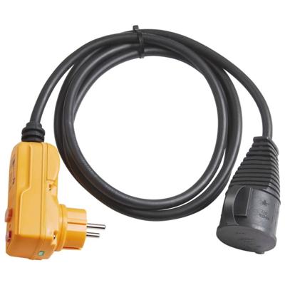 Brennenstuhl Adapterkabel FI IP44 2m zwart H07RN-F 3G1,5 - 1160370