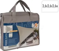 Schaduwdoek Driehoek 360x360x360cm Taupe - thumbnail