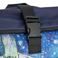 New Rebels Mart Art - New York Cafe at Night Rolltop Rugzak 21L - thumbnail