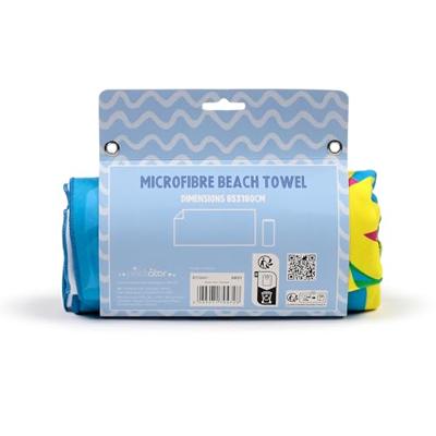 Pic Flamingo club troana microvezel strandhanddoek