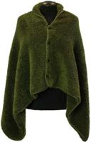 Omslagplaid Nox winter green 75x150 cm Unique Living - Unique living - thumbnail