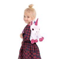 Toi-Toys Eenhoorn Knuffel Rugzak 30 cm - thumbnail