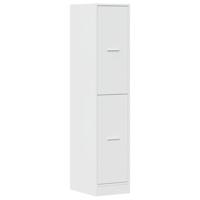 Apothekerskast 30x41x144,5 cm bewerkt hout hoogglans wit - thumbnail