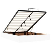 Bedframe zonder matras 140x190 cm kunstleer wit - thumbnail