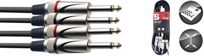 Stagg STC10P jackkabel twin 10 meter