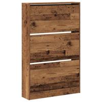 Schoenenkast Oud hout 80 x 21 x 125.5 cm Bewerkt hout - thumbnail