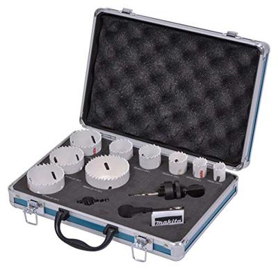 Makita D-47282 Gatenzaagset 12-delig 19 mm, 22 mm, 29 mm, 35 mm, 38 mm, 51 mm, 54 mm, 57 mm, 68 mm 1 set(s)