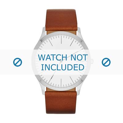 Horlogeband Skagen SKW6331 / SKW6364 Leder Cognac 22mm Horlogeband Skagen SKW6331 / SKW6364 Leder Cognac 22mm