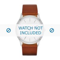 Horlogeband Skagen SKW6331 / SKW6364 Leder Cognac 22mm - thumbnail
